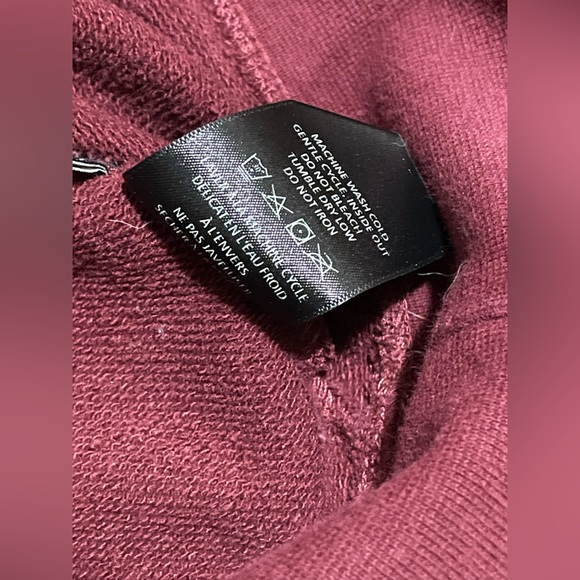 GENTLY USED OBEY “SHADOW BLOCK LOGO” HOODIE IN MAROON RED SIZE LARGE NICE WARM!! - Picture 12 of 16